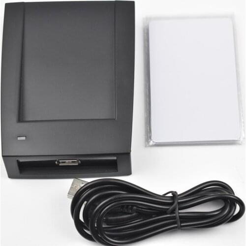 1pcs/lot 13.56Mhz Contactless rfid Nfc Card keyfob USB reader writer ISO14443A Ultralight +5pcs IC cards + CD