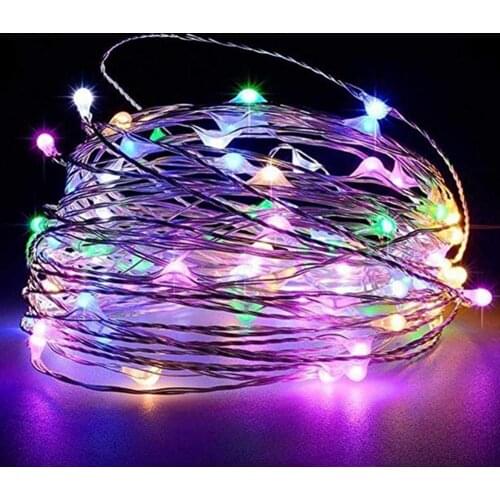5m Copper Wire 50 LED Starry Light Party Outdoor Christmas Wedding Garland Lamp holidays Christmas party wedding decoration