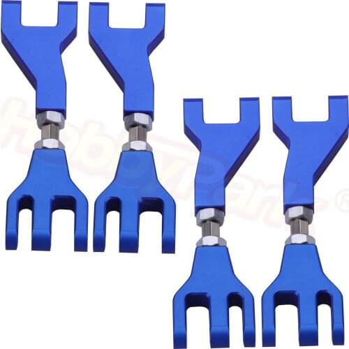 Hobbypark Aluminum Front & Rear Upper Suspension Arms for 1/10 Redcat Blackout XTE Upgrades Parts fit XBE SC Pro
