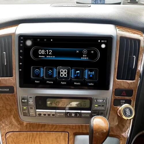 8Core Ram4g Rom64g stereo radio Android9.1 car multimedia player for Toyota alphard 2002-2007 with DSP Carplay 4G navigation