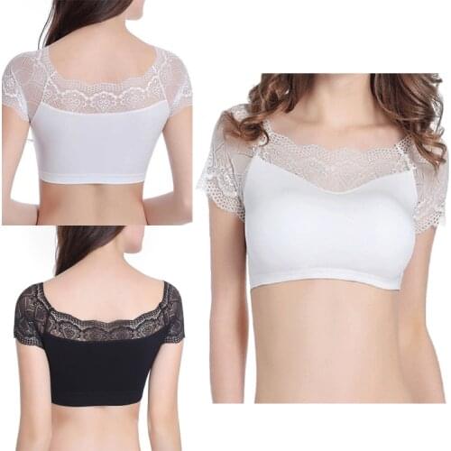 Sexy Women Back Beauty Lace Bralette Crop Top Floral Tank Tops Bustier Bra Comfortable Corset Bralet Female Underwear Lingerie