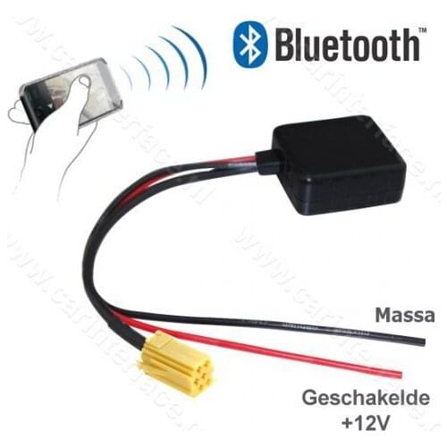 BLUETOOTH ADAPTER FOR ALFA ROMEO, FIAT AND LANCIA CAR RADIOS WITH A 6-PIN AUX CONNECTION