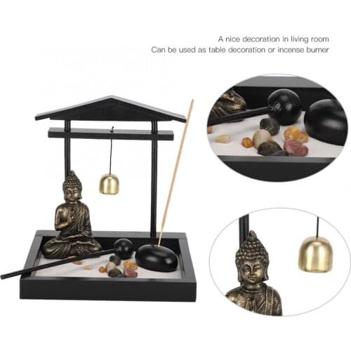 Zen Stijl Boeddha Zand Lade Decoratie Innovatieve Thuis Woonkamer Ornament Zand Lade Kit Boeddha Wierookbrander