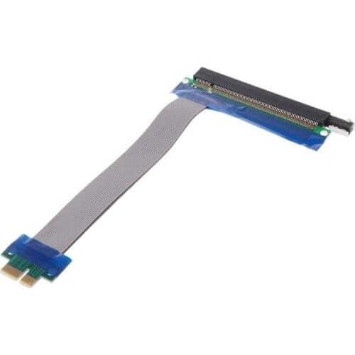 Flexible Flat Cable PCIe PCI Express 1x To 16x Extender Riser FFC PCI-E 1x-16x