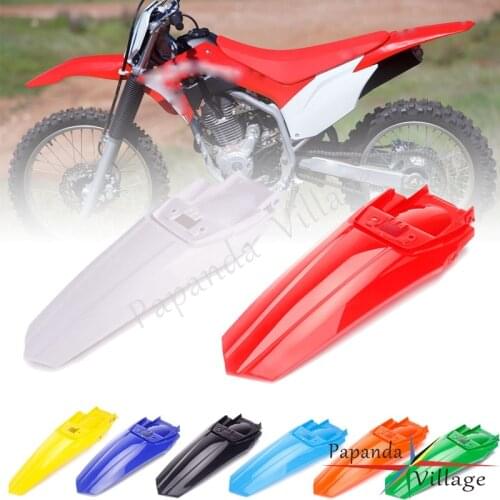 Red White Motocross MX Off Road Rear Mudguard Plastic Fender Tail Mud Cover for Honda CRF 230 CRF230F 2020 NEW