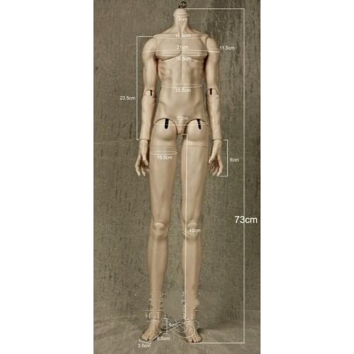 Top Quality bjd Body Large 1/3 ​80cm Tall (head included height) Male Doll IOS 70 Body Flexible Pure Height 73cm Neck Girth 12cm