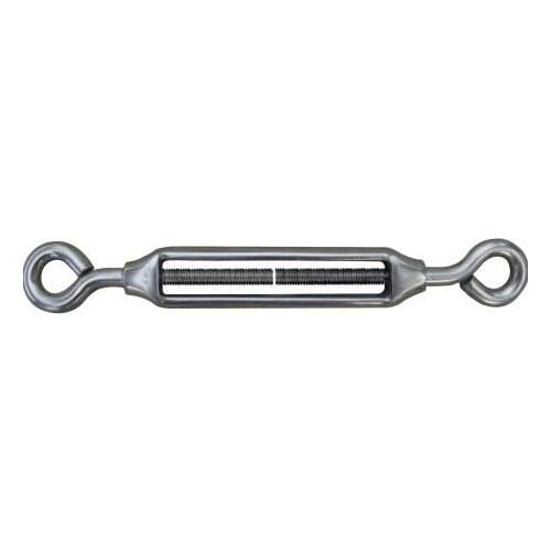 M20 304 stainless steel eye to eye turnbuckle steel wire rope tensioner taut rigging hardware,boat part,marine hardware