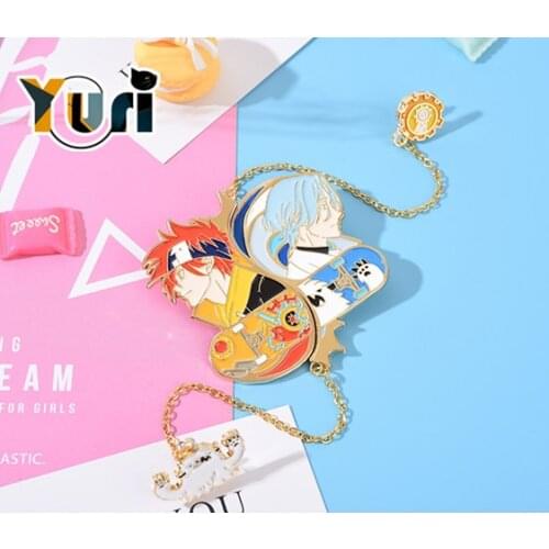 Yuri Anime SK∞ SK8 the Infinity Langa Hasegawa Reki Kyan Miya Chinen Metal Badge Brooch Pin Cosplay Prop Sa