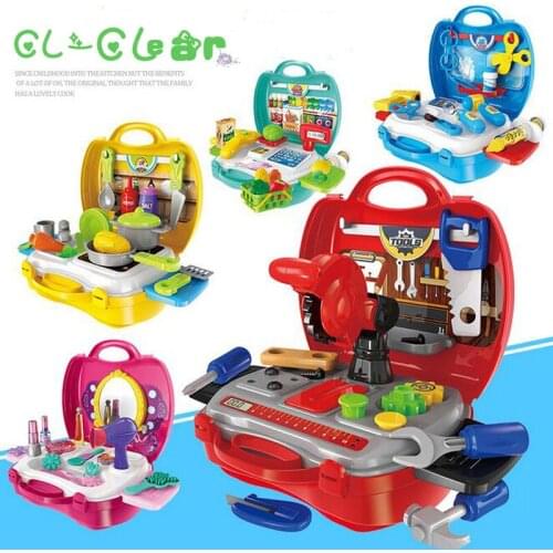 New Doctor Tableware tools children pretend play house kitchen toys kids medical kit classic toys gifts for boys and girls