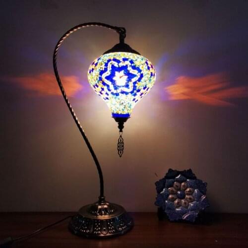 Table lamp Turkish handmade exotic bedroom living room dining room coffee shop hotel home stay decorative table lamp