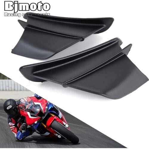 Motorcycle Front Fairing Aerodynamic Winglets Side Spoilers Decorative Dynamic Wing Kit Sticker For Sport Bike