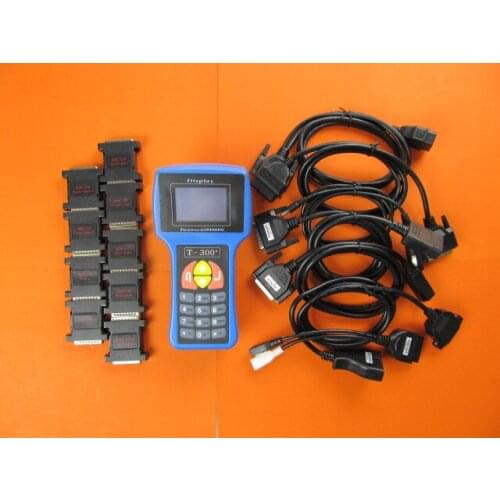 T300 v16.8 t300 key programmer with manual newest version blue color transponder Key Decoder For Multi-brands Car