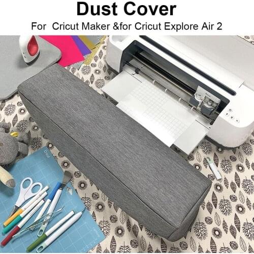 Dust Cover Durable Sturdy Protection Case With 2PCS Wide Relastic Bands For Cricut Maker Explore Air 2