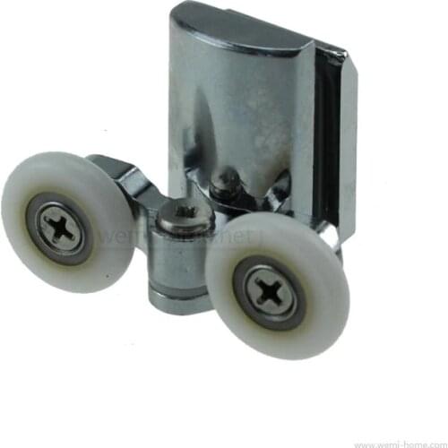 Old shower cabin pulley Shower Sliding Door Pulleys 25mm or 23mm Pulleys Runner Roller 4pcs bottom roller