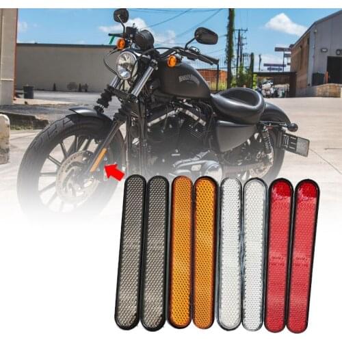 Universal Motorcycle Stickers Reflective Wheel Sticker Decal on Fender Waterproof fits For Dyna Softail Sportster XL883