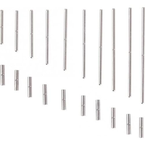 0.9mm 10mm~28mm Watchband Tube Bars Set Clasp Tube Link Pins