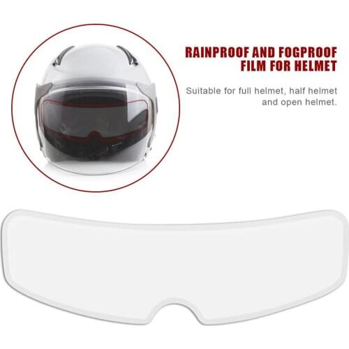 1/5/10Pcs Clear Rainproof Anti-fog Film For Motorcycle Helmet Universal Helmet Patch Film Motorcycle Helmet Lens Anti-fog Film