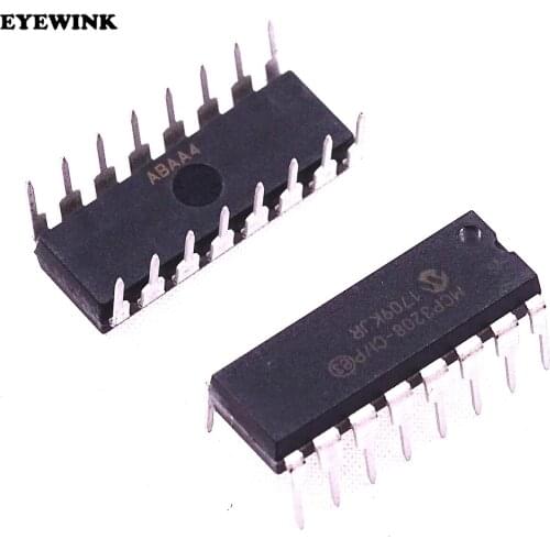 10PCS/LOT MCP3208-CI / P DIP16 new authentic ADC ADC MCP3208 new original MCP3208-CI/P