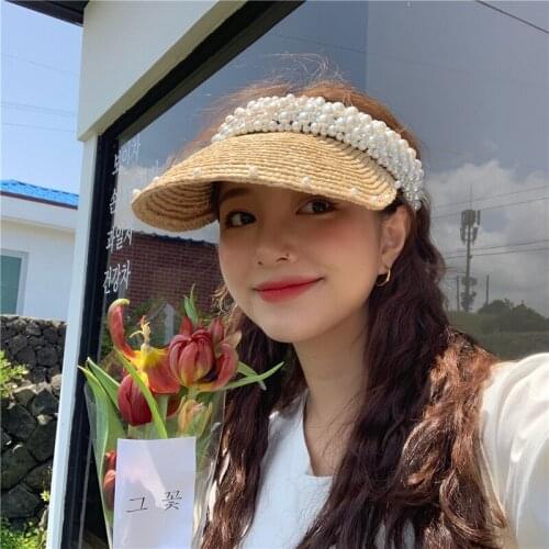 2021 New Raffia womens beach Lace peaked cap straw hats surf cap womens summer hat female hat with veil Womens elegant Hats