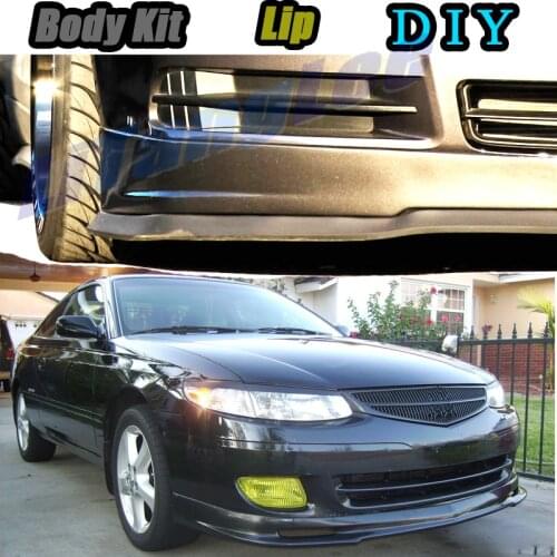 Car Bumper Lip Front Spoiler Skirt Deflector For TOYOTA Camry Solara Mark V Tune Car Modified Body Kit VIP Hella Flush Lips