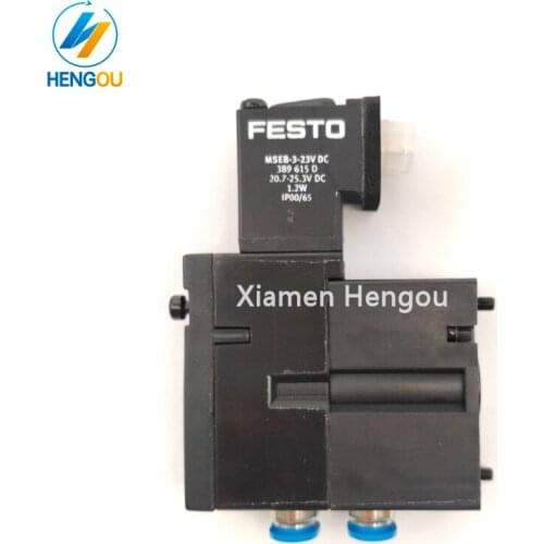 Free shipping 5 Pieces high quality offset SM52 SM74 SM102 Solenoid Valve M2.184.1121/05 FESTO MEBH-4/2-QS-6-SA. M2.184.1121