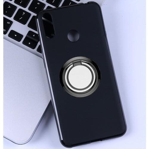 For Huawei Honor 8X Back Ring Holder Bracket Phone Case Cover Phone TPU Soft Silicone Cases ON Huawei Honor View 10 Lite 6.5"