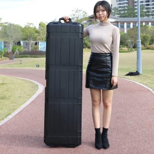 Long Plastic Toolbox Outdoor Equipment Protective Box Tactical Safety Waterproof Box Portable Extra Large Tow Box