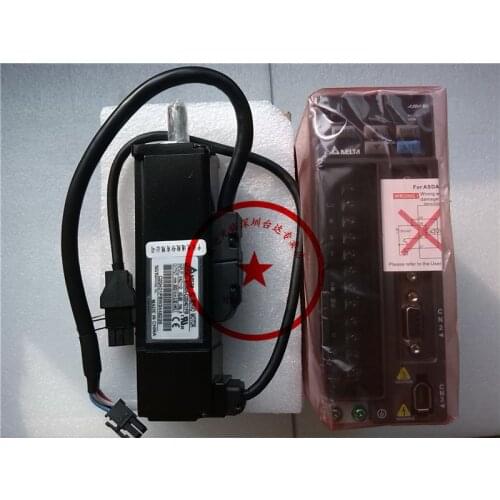 ECMA-C20401FS+ASD-B2-0121-B DELTA 100w 3000rpm 0.32N.m ASDA-B2 AC servo motor driver kits with 3m power and encoder cable brake
