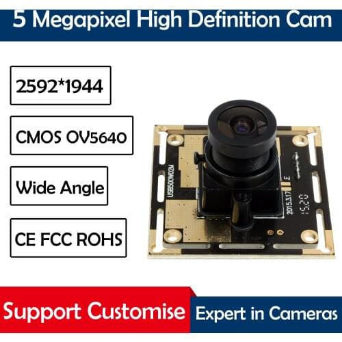 ELP 2.1mm Wide Angle Mjpeg 5megapixel Hd Camera USB for Industrial,camera Usb Machine Vision