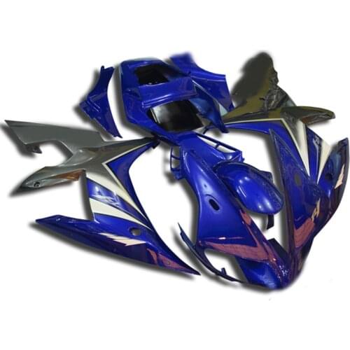 Motorcycle Fairing kit for YAMAHA YZFR1 02 03 YZF R1 2002 2003 YZF1000 yzfr1 02 03 ABS blue grey Fairings set+7gifts YE11