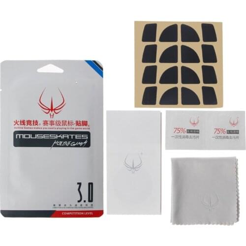 4 4 Sets/Pack Original Hotline Games Competition Level Mouse Feet Mouse Skates Gildes for Logitech MX Anywhere2 / 2S Mouse 0.6mm