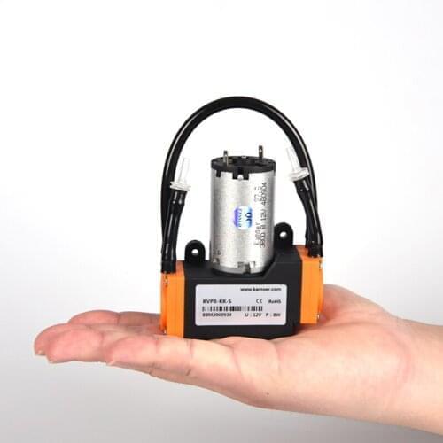 KVP8 micro electric diaphragm air/vacuum pump pump with brush motor and double head Silent compressor
