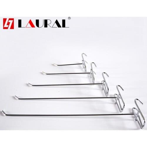 Hot-Selling Mesh Rack Hook Card Net Supermarket Small Ornaments Grid Display Single Line Hook Long Hook