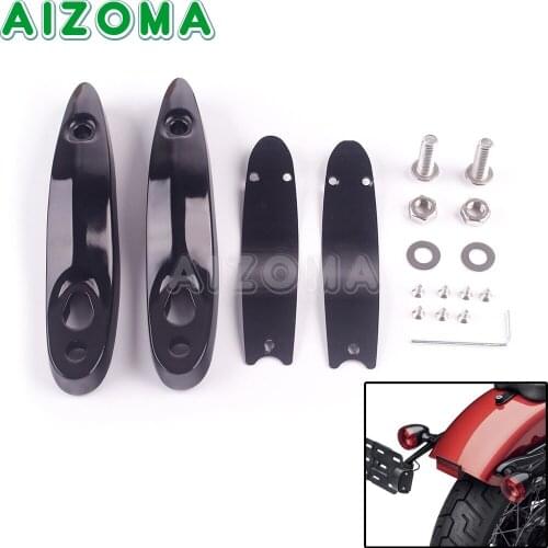 Motorcycle Rear Turn Signals Light Relocation Kit Aluminum For Harley 2018-UP FLFB FLFBS FLSL FXBB FXBR FXBRS FXLR Mounting Set