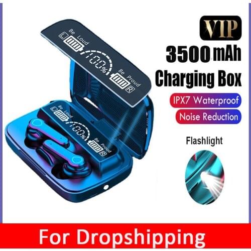 3500mAh Power Bank Headsets auriculares fone bluetooth fone de ouvido sem fio Sports Waterproof Headphone 9D Stereo Earbuds