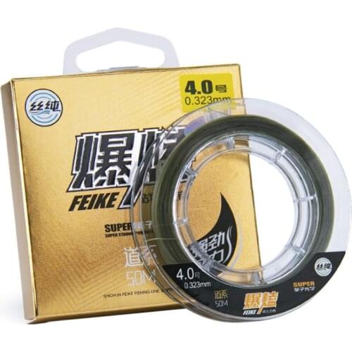 50m Nylon Fishing Line Super Strong Nano Laser Flying Wire Monofilament Main Line Rock Sea Telescopic Pesca Accesorios Mar 2pcs