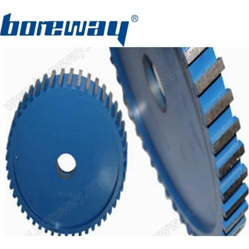 Supply high quality D300*30T CNC segment calibrating wheel for granite,marble counter Free Shipping