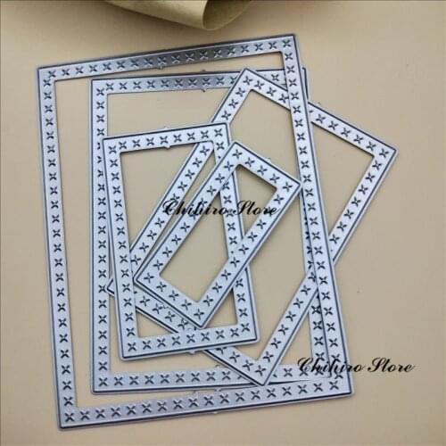 Square Cutting Dies New 2019 stamps and dies for card making Stencils For DIY Scrapbook paper craft knife mould blade punch dies