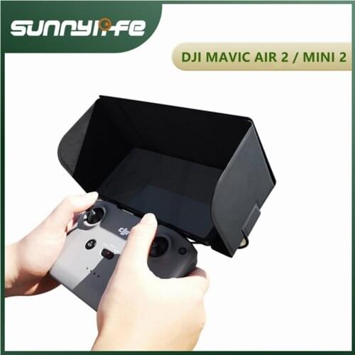 Sunnylife DJI Mavic Mini 2 Mavic Air 2 Remote Controller Mobile Phone Sunhood Magnetic Absorption DJI Mini 2 Accessories Parts