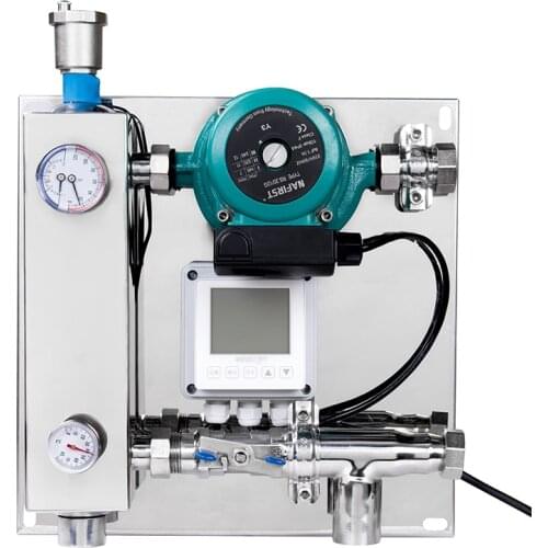 Coupled tank system mixed water system for wall mounted furnace mixed water temperature calculation SS304 100w/165w