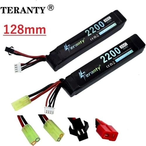 TERANTY Water Gun Battery 3S 2200mAh 35C 11.1V Lipo battery for AKKU Mini Airsoft BB Air Pistol Electric Toys RC Parts SM/T