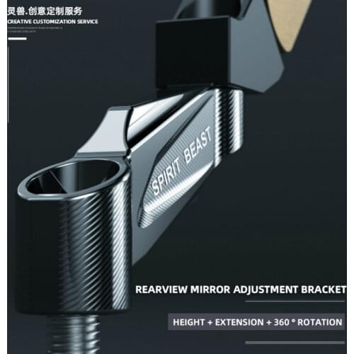 M8/M10 Motorcycle Mirror Heightening Adapter Holder for Honda Benelli Yamaha Suzuki Kawasaki KTM DUCATI Piaggio Vespa Moto Guzzi