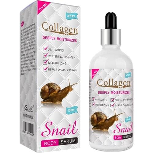 SNOW LADY DISAAR 100ml Ordinary Snial Body Serum Deep Moisturizing Repair Skin Collagen Body Whitening Serum