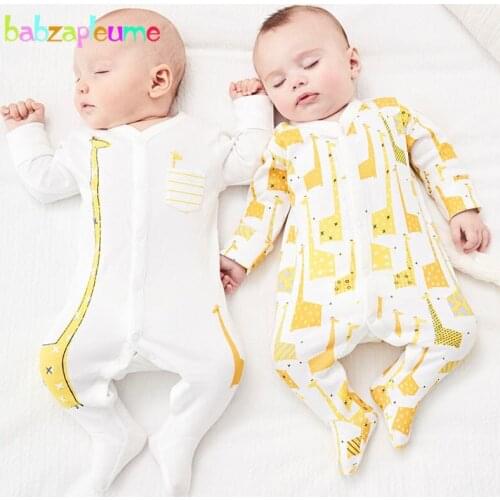 2PCS/Spring Autumn Newborn Baby Costume Infant Girls Boys Clothes Long Sleeves Jumpsuit 100% Cotton Rompers Clothing Sets BC1008