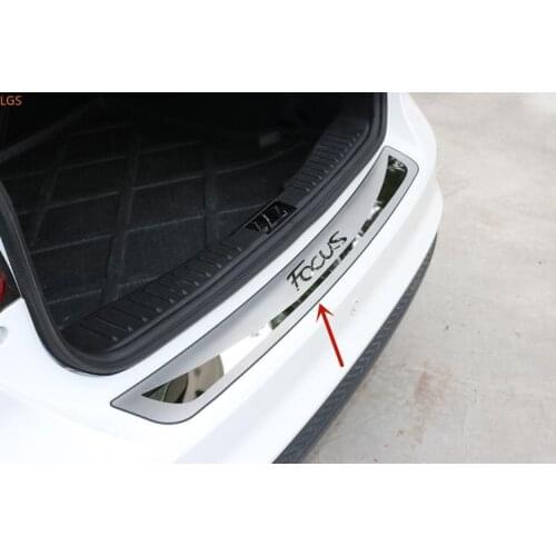 For Ford focus 2012-2018 High-quality stainless steel Trunk threshold Shield Scratch protection Car styling