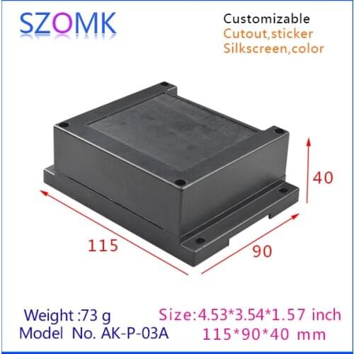 1 piece, hot selling electrical junction boxes 115*90*40mm 2015 new plastic electronics boxes, abs enclosure boxes