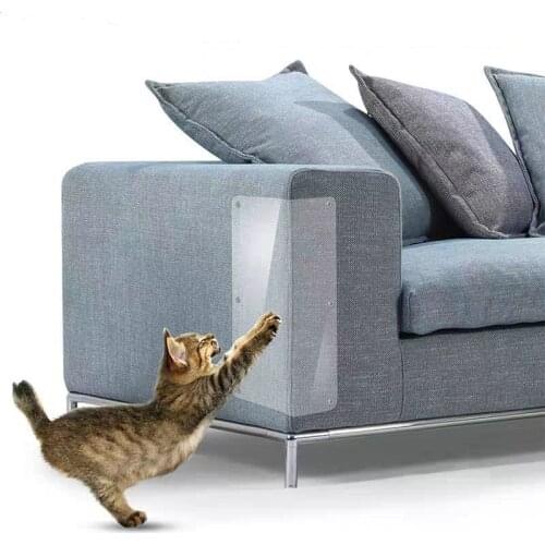 2pcs Couch Cat Scratch Guards Mat Scraper Cat Tree Scratching Claw Post Protector Sofa For Cats Scratcher Paw Pads Pet Furniture