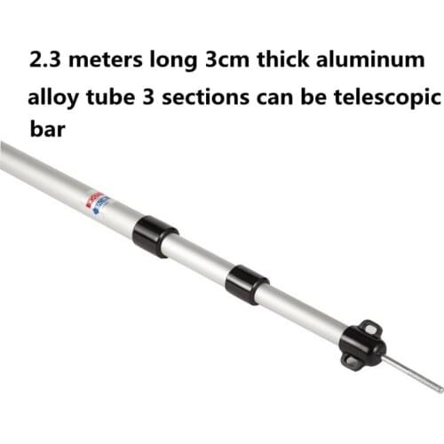 2 Outdoor Camping Tent Poles Thickened Aluminum Alloy Adjustable Tent Support Poles Backpack Beach Shelter Tarp Awning Poles