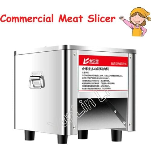 220V Electric Meat Slicing Machine Professional Commercial Meat Slicer Automatic Stainless Steel Meat Mincer TJ-85