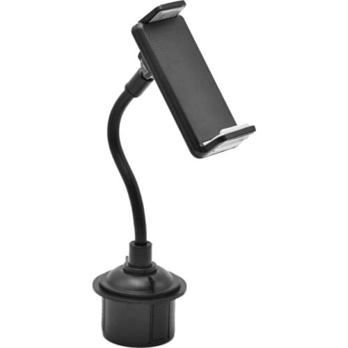 360 Degree Rotation Car Cup Mount Holder Stand For 4-11 inch Mobile Phone Tablet PC